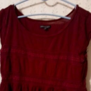 American eagle outfitters short sleeve shirt purple large